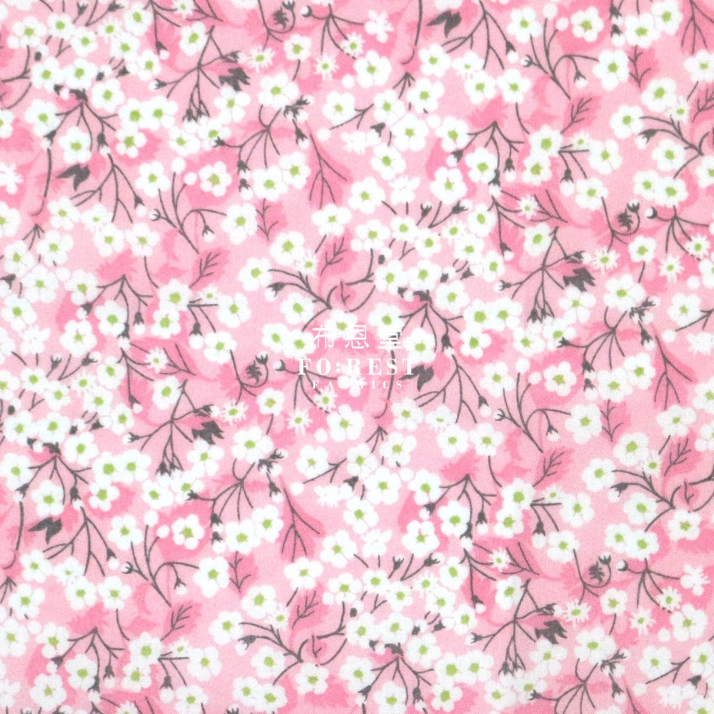 Liberty Of London (Cotton Tana Lawn Fabric) - Mitsi Valeria Pink Cotton