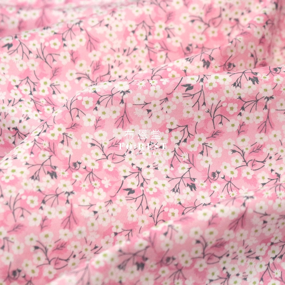 Liberty Of London (Cotton Tana Lawn Fabric) - Mitsi Valeria Pink Cotton