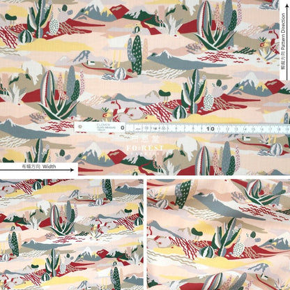 Liberty of London (Cotton Tana Lawn Fabric) - Nirvana desert Pink - FO:REST Fabric 布恩堂Liberty fabrictana lawnjapanese fabricykk zipper