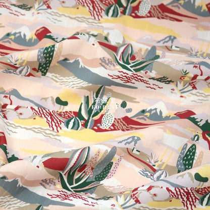 Liberty of London (Cotton Tana Lawn Fabric) - Nirvana desert Pink - FO:REST Fabric 布恩堂Liberty fabrictana lawnjapanese fabricykk zipper