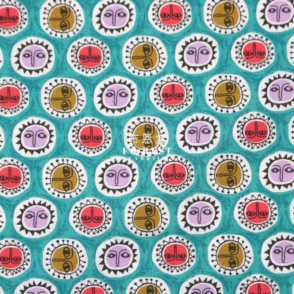 Liberty of London (Cotton Tana Lawn Fabric) - NOON Green - FO:REST Fabric 布恩堂Liberty fabrictana lawnjapanese fabricykk zipper