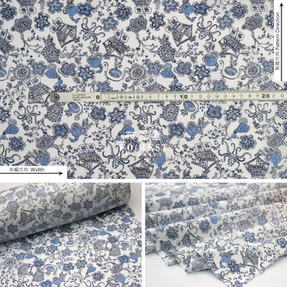 Liberty of London (Cotton Tana Lawn Fabric) - Opera Carousel - FO:REST Fabric 布恩堂Liberty fabrictana lawnjapanese fabricykk zipper
