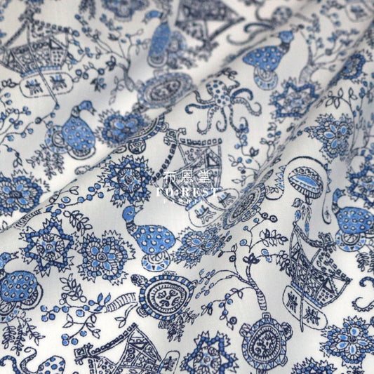 Liberty of London (Cotton Tana Lawn Fabric) - Opera Carousel - FO:REST Fabric 布恩堂Liberty fabrictana lawnjapanese fabricykk zipper