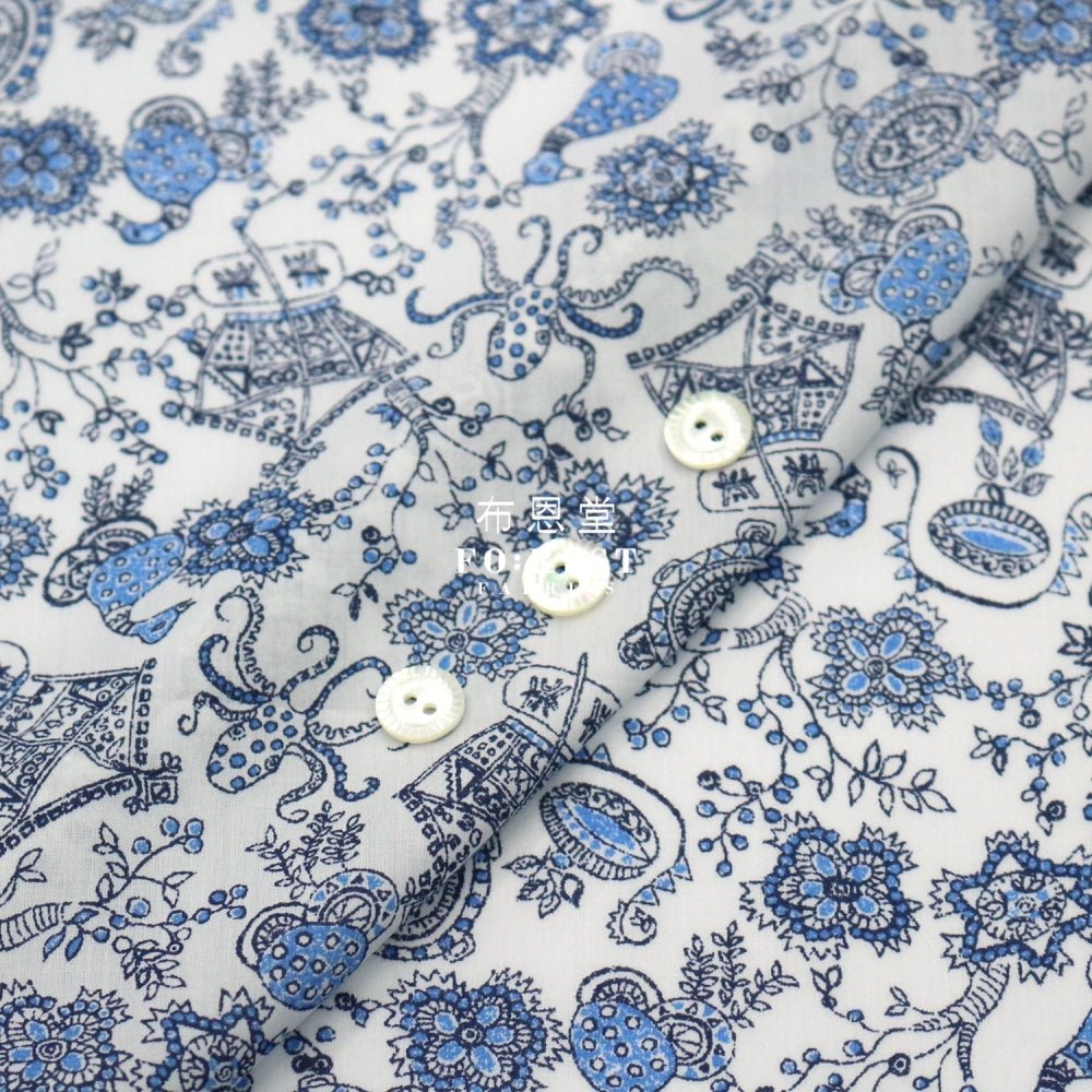 Liberty of London (Cotton Tana Lawn Fabric) - Opera Carousel - FO:REST Fabric 布恩堂Liberty fabrictana lawnjapanese fabricykk zipper