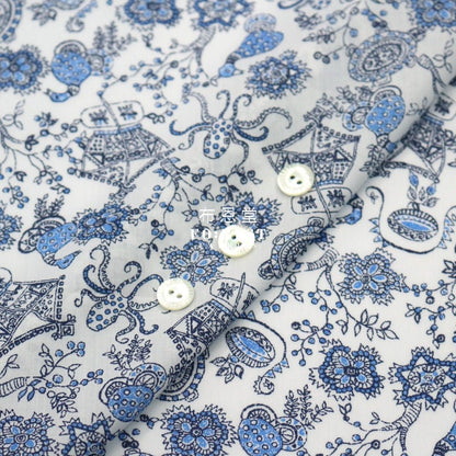 Liberty of London (Cotton Tana Lawn Fabric) - Opera Carousel - FO:REST Fabric 布恩堂Liberty fabrictana lawnjapanese fabricykk zipper