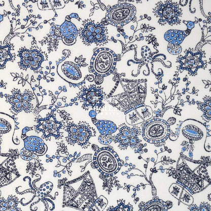 Liberty of London (Cotton Tana Lawn Fabric) - Opera Carousel - FO:REST Fabric 布恩堂Liberty fabrictana lawnjapanese fabricykk zipper