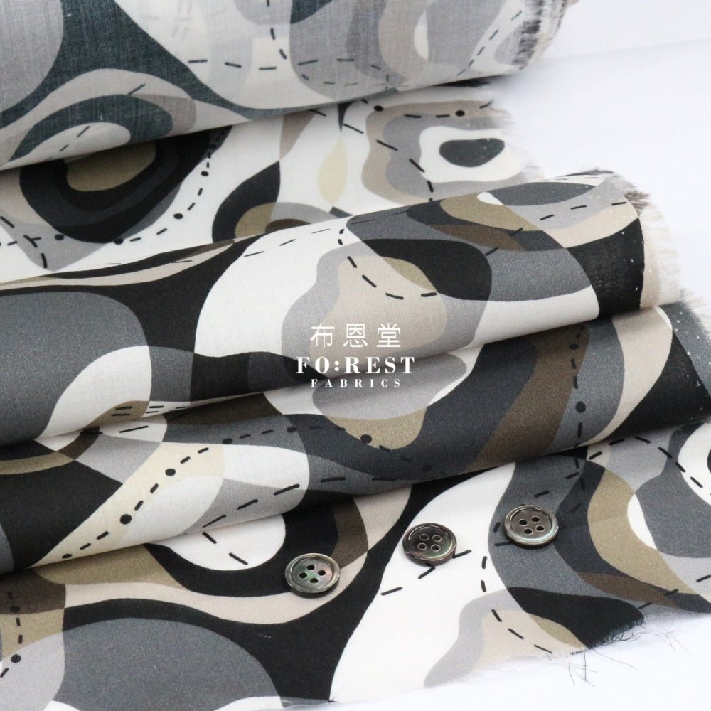 Liberty of London (Cotton Tana Lawn Fabric) - Ordinance - FO:REST Fabric 布恩堂Liberty fabrictana lawnjapanese fabricykk zipper