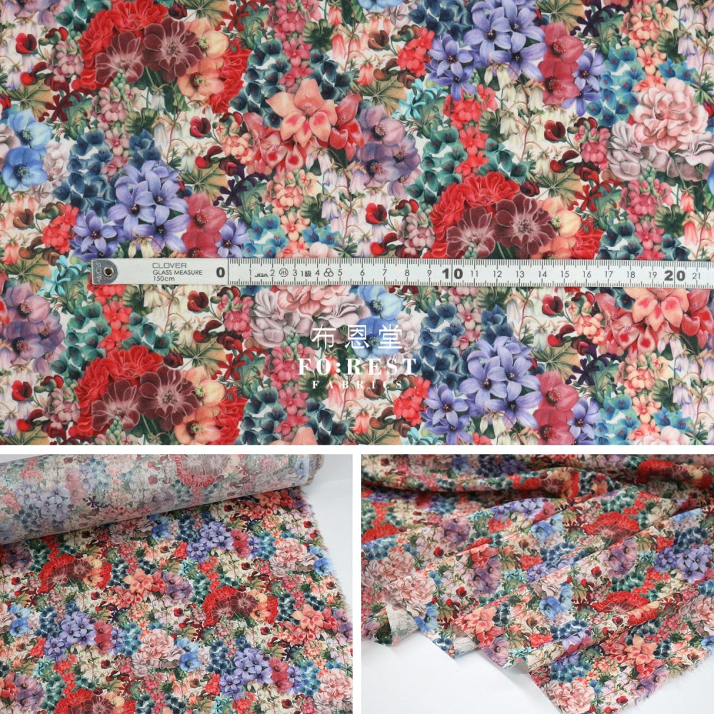 Liberty Of London (Cotton Tana Lawn Fabric) - Painted Travels A Cotton