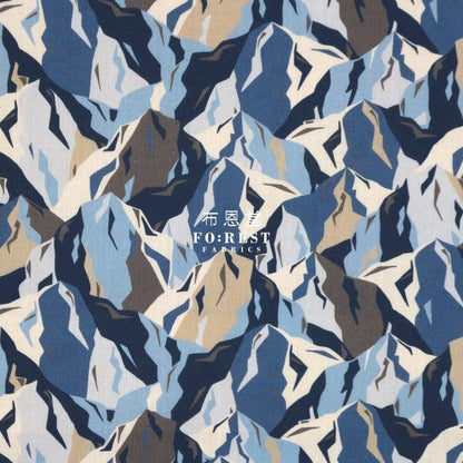 Liberty of London (Cotton Tana Lawn Fabric) - Peaks B - FO:REST Fabric 布恩堂Liberty fabrictana lawnjapanese fabricykk zipper