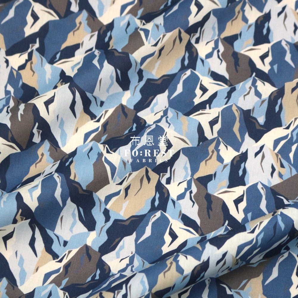 Liberty of London (Cotton Tana Lawn Fabric) - Peaks B - FO:REST Fabric 布恩堂Liberty fabrictana lawnjapanese fabricykk zipper