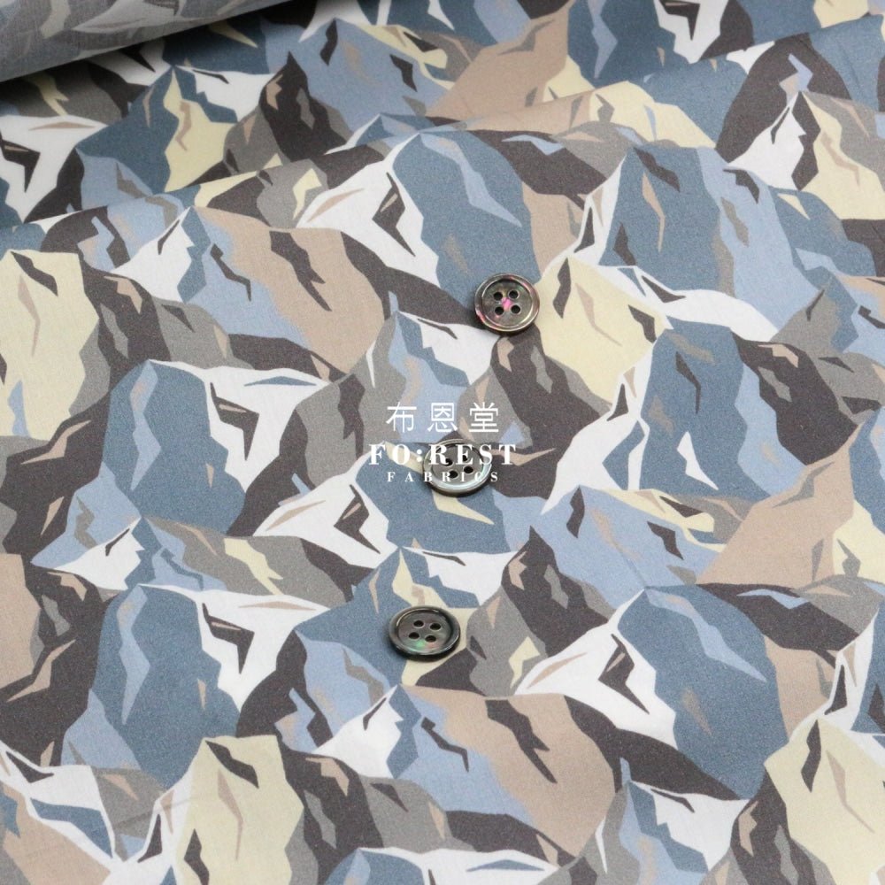 Liberty of London (Cotton Tana Lawn Fabric) - Peaks C - FO:REST Fabric 布恩堂Liberty fabrictana lawnjapanese fabricykk zipper