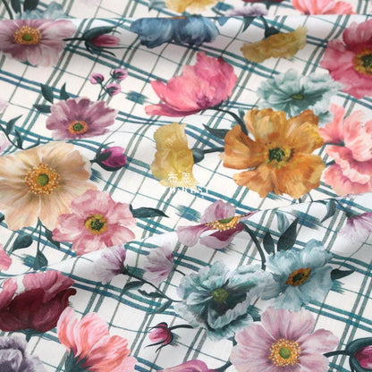 Liberty of London (Cotton Tana Lawn Fabric) - Picnic Flower - FO:REST Fabric 布恩堂Liberty fabrictana lawnjapanese fabricykk zipper