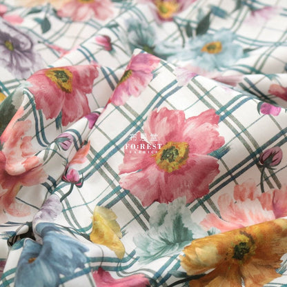 Liberty of London (Cotton Tana Lawn Fabric) - Picnic Flower - FO:REST Fabric 布恩堂Liberty fabrictana lawnjapanese fabricykk zipper