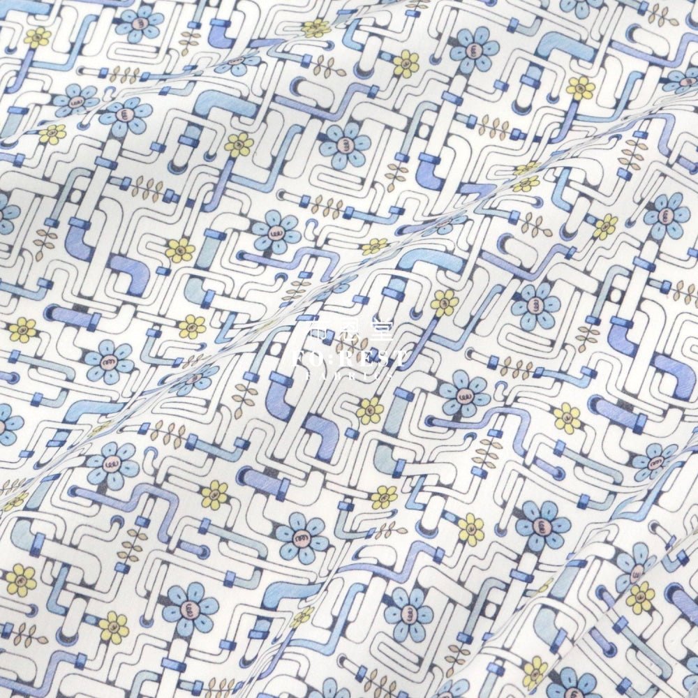 Liberty of London (Cotton Tana Lawn Fabric) - Pipe Dream - FO:REST Fabric 布恩堂Liberty fabrictana lawnjapanese fabricykk zipper