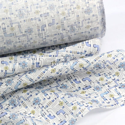 Liberty of London (Cotton Tana Lawn Fabric) - Pipe Dream - FO:REST Fabric 布恩堂Liberty fabrictana lawnjapanese fabricykk zipper