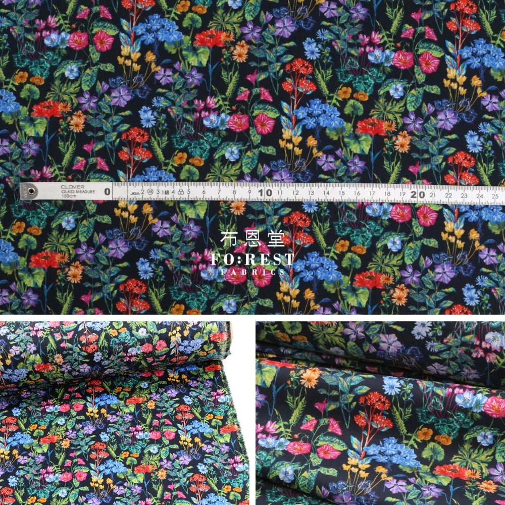Liberty of London (Cotton Tana Lawn Fabric) - Poets Meadow - FO:REST Fabric 布恩堂Liberty fabrictana lawnjapanese fabricykk zipper
