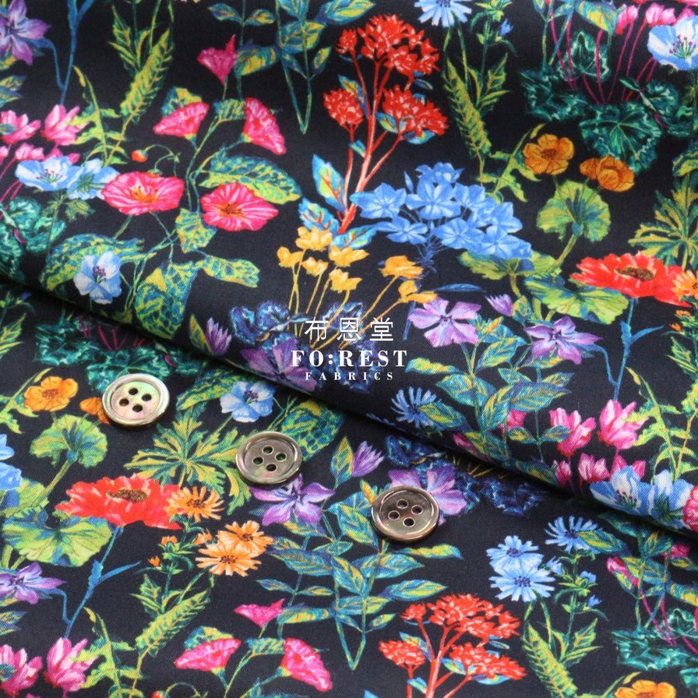 Liberty of London (Cotton Tana Lawn Fabric) - Poets Meadow - FO:REST Fabric 布恩堂Liberty fabrictana lawnjapanese fabricykk zipper