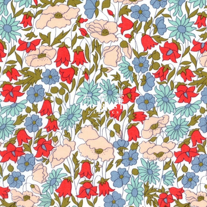 Liberty Of London (Cotton Tana Lawn Fabric) - Poppy And Daisy Cotton