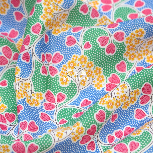 Liberty Of London (Cotton Tana Lawn Fabric) - Primula Point Blue Cotton