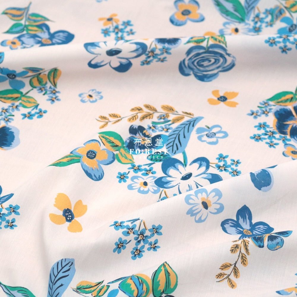 Liberty of London (Cotton Tana Lawn Fabric) - Riviera Bouqet LT.PINK - FO:REST Fabric 布恩堂Liberty fabrictana lawnjapanese fabricykk zipper