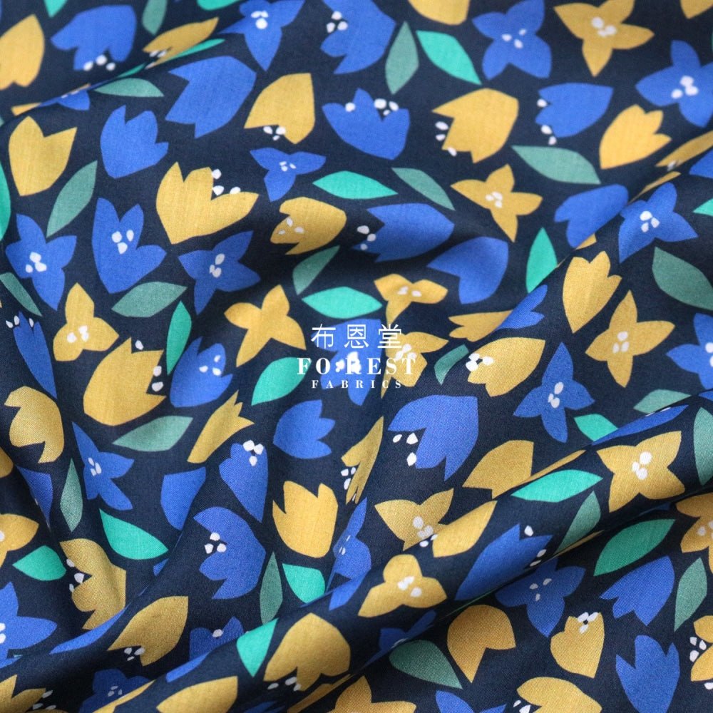 Liberty of London (Cotton Tana Lawn Fabric) - Scattered Petals - FO:REST Fabric 布恩堂Liberty fabrictana lawnjapanese fabricykk zipper