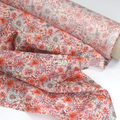 Liberty Of London (Cotton Tana Lawn Fabric) - Scottys Tiger Pink Cotton