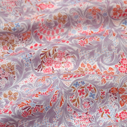 Liberty Of London (Cotton Tana Lawn Fabric) - Sleeping Beauty Red Cotton