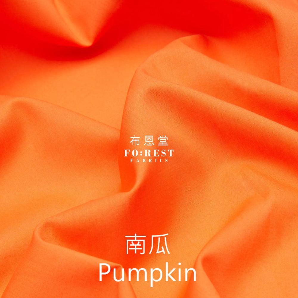 Liberty Of London (Cotton Tana Lawn Fabric) - Solid Pumpkin Cotton