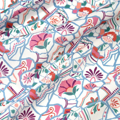Liberty of London (Cotton Tana Lawn Fabric) - Spanish Tiles - FO:REST Fabric 布恩堂Liberty fabrictana lawnjapanese fabricykk zipper