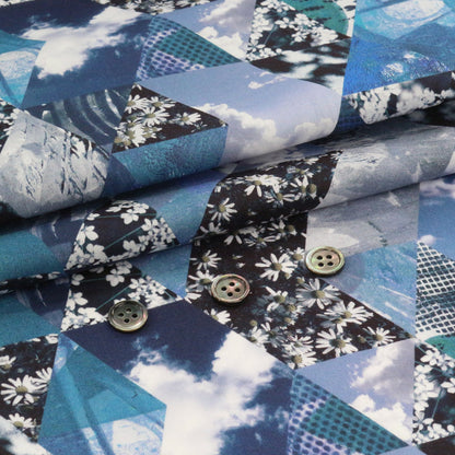 Liberty of London (Cotton Tana Lawn Fabric) - stroll - FO:REST Fabric 布恩堂Liberty fabrictana lawnjapanese fabricykk zipper