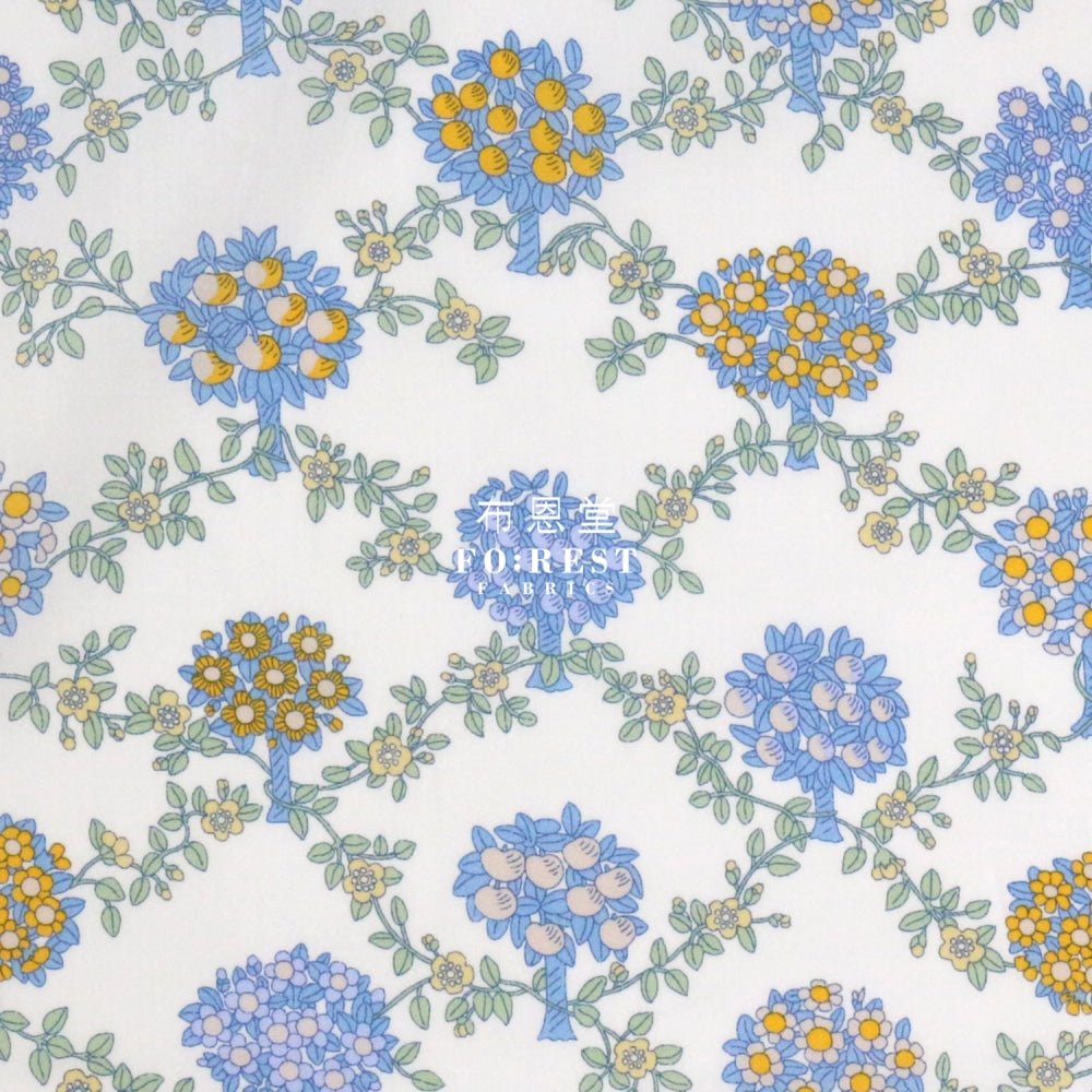 Liberty of London (Cotton Tana Lawn Fabric) - Summer Orchard - FO:REST Fabric 布恩堂Liberty fabrictana lawnjapanese fabricykk zipper