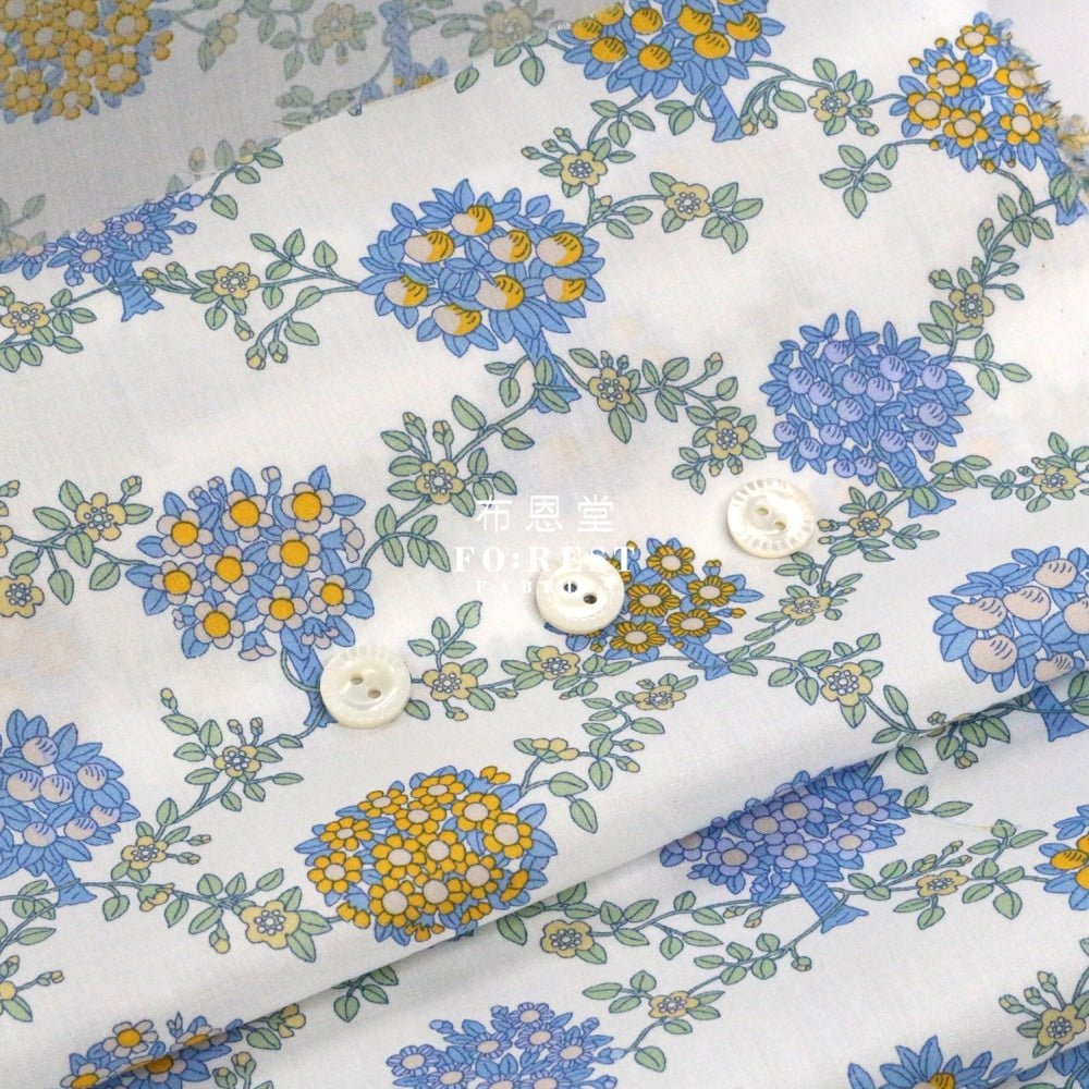 Liberty of London (Cotton Tana Lawn Fabric) - Summer Orchard - FO:REST Fabric 布恩堂Liberty fabrictana lawnjapanese fabricykk zipper