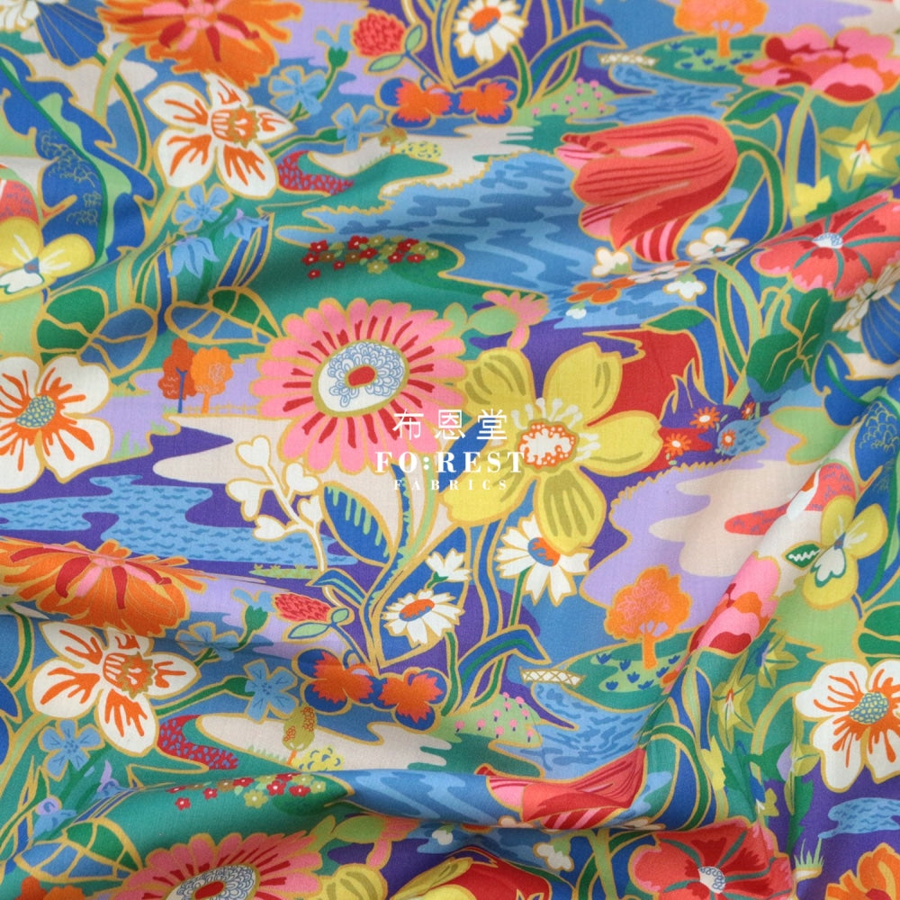 Liberty Of London (Cotton Tana Lawn Fabric) - Sunshine Meadow Cotton