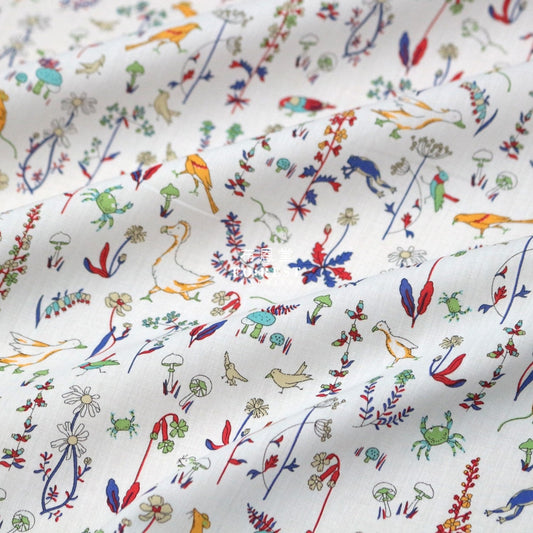 Liberty Of London (Cotton Tana Lawn Fabric) - Theo Blue Cotton