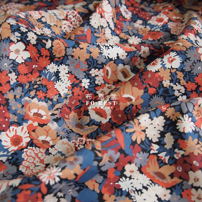 Liberty of London (Cotton Tana Lawn Fabric) - Thorpe Brown - FO:REST Fabric 布恩堂Liberty fabrictana lawnjapanese fabricykk zipper