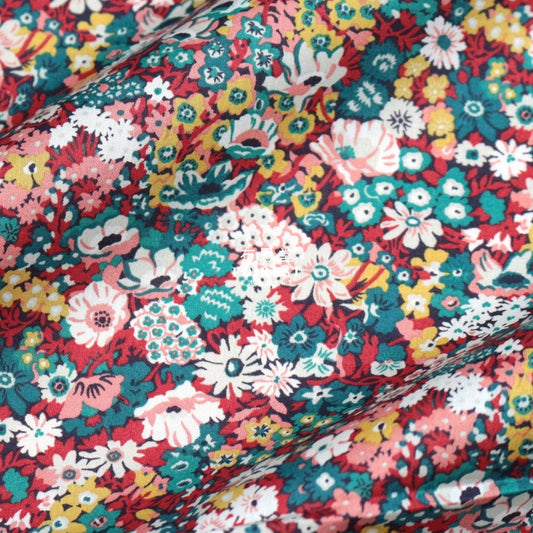 Liberty Of London (Cotton Tana Lawn Fabric) - Thorpe Hill Red Cotton