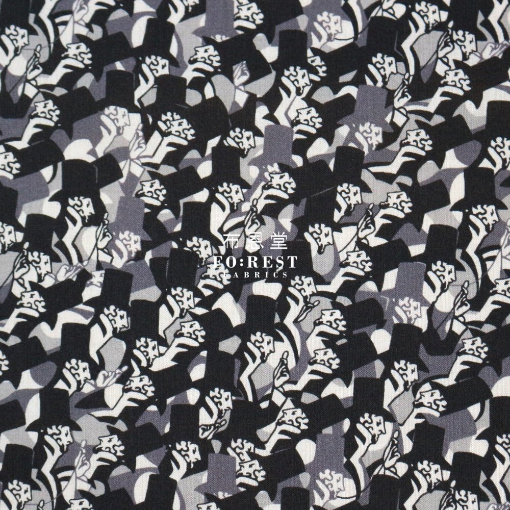 Liberty of London (Cotton Tana Lawn Fabric) - Top Hats - FO:REST Fabric 布恩堂Liberty fabrictana lawnjapanese fabricykk zipper