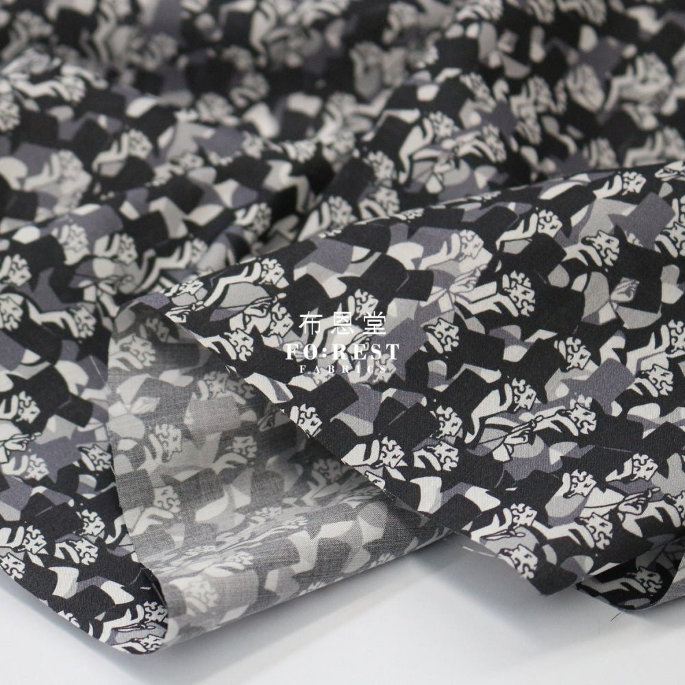 Liberty of London (Cotton Tana Lawn Fabric) - Top Hats - FO:REST Fabric 布恩堂Liberty fabrictana lawnjapanese fabricykk zipper