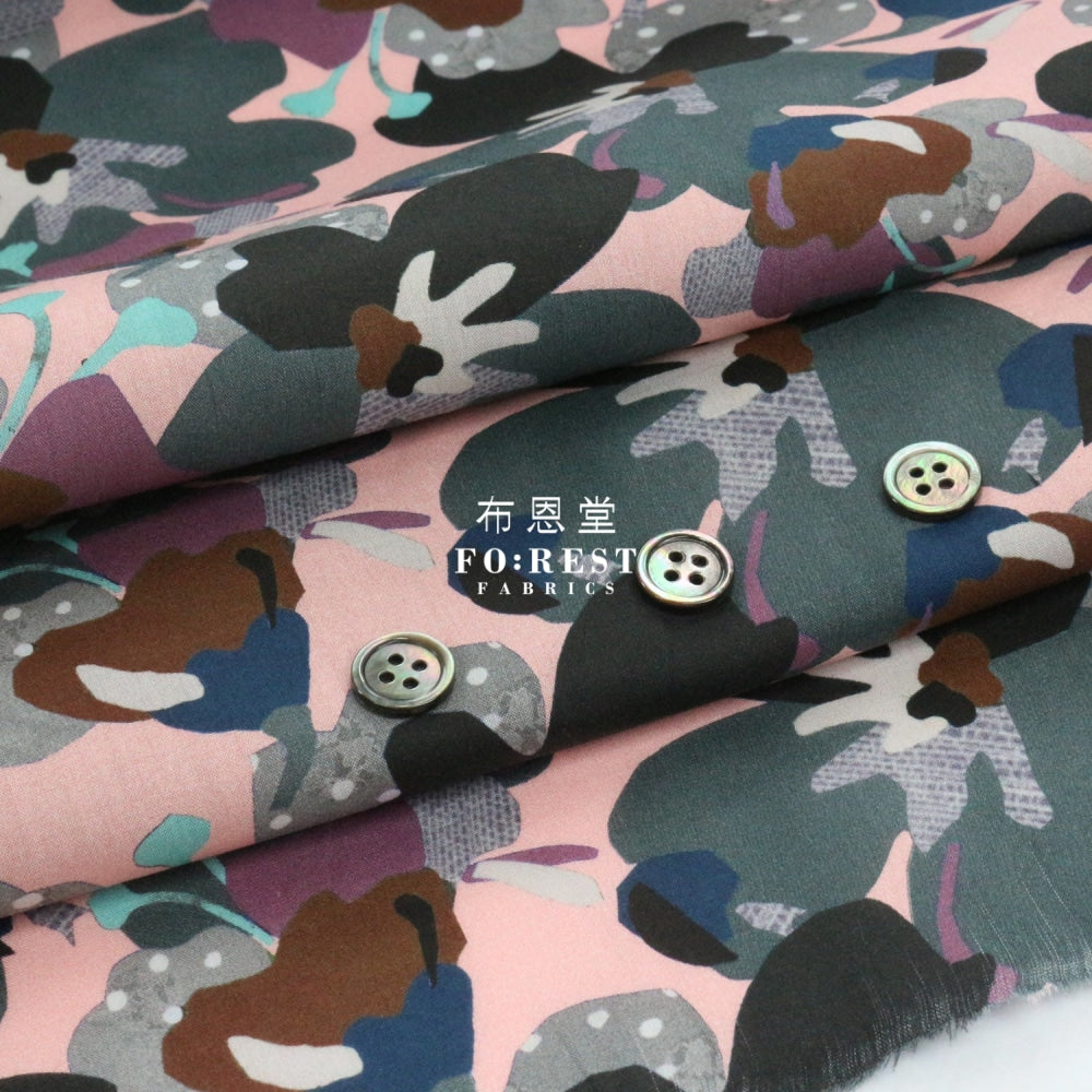 Liberty Of London (Cotton Tana Lawn Fabric) - Treloyhan Pink Cotton