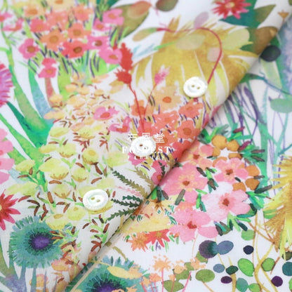 Liberty of London (Cotton Tana Lawn Fabric) - TRESCO Pastel - FO:REST Fabric 布恩堂Liberty fabrictana lawnjapanese fabricykk zipper