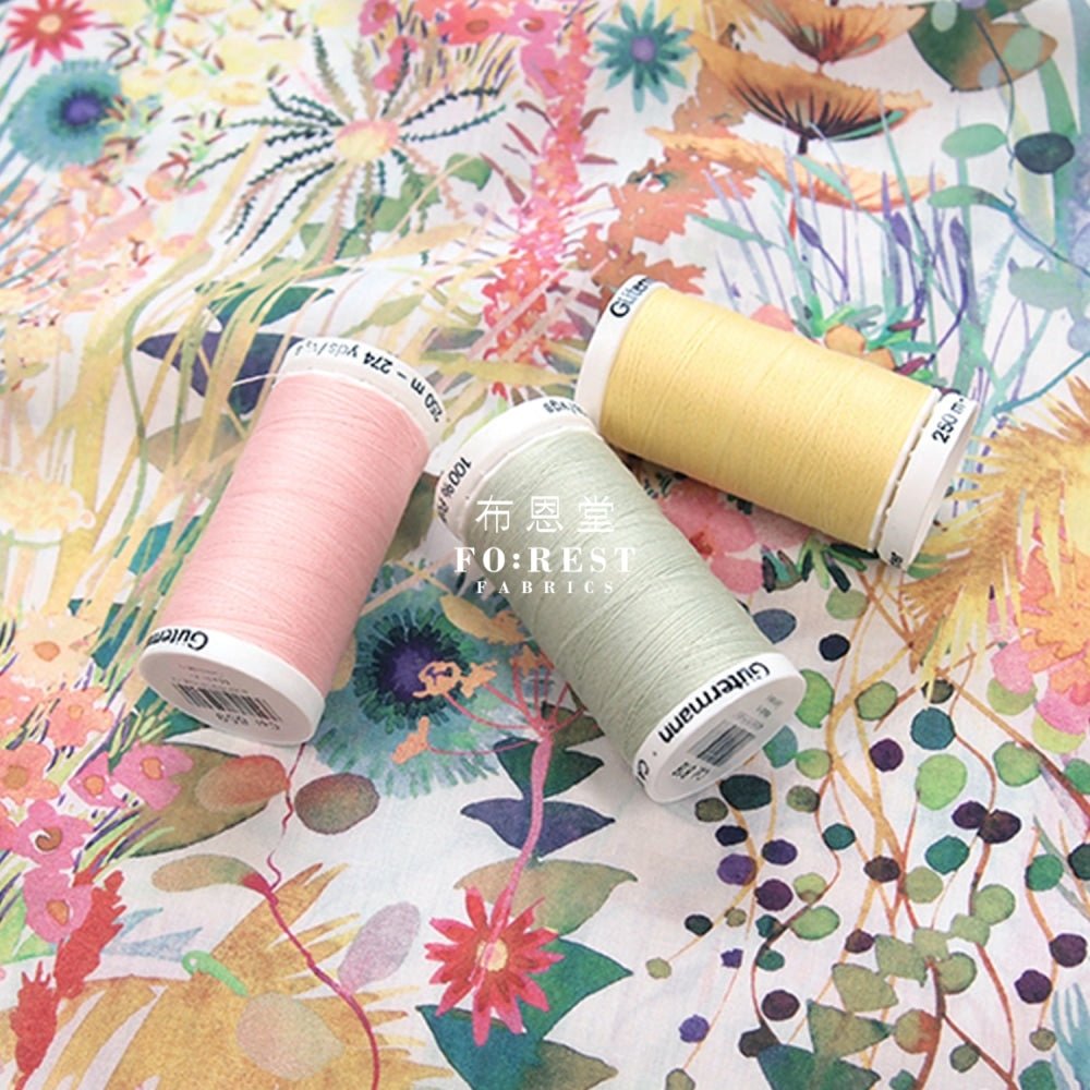 Liberty of London (Cotton Tana Lawn Fabric) - TRESCO Pastel - FO:REST Fabric 布恩堂Liberty fabrictana lawnjapanese fabricykk zipper