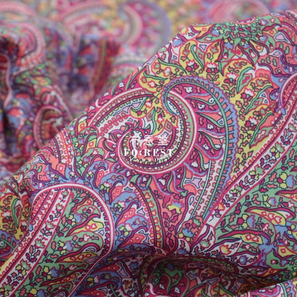 Liberty of London (Cotton Tana Lawn Fabric) - Tropical Prince - FO:REST Fabric 布恩堂Liberty fabrictana lawnjapanese fabricykk zipper