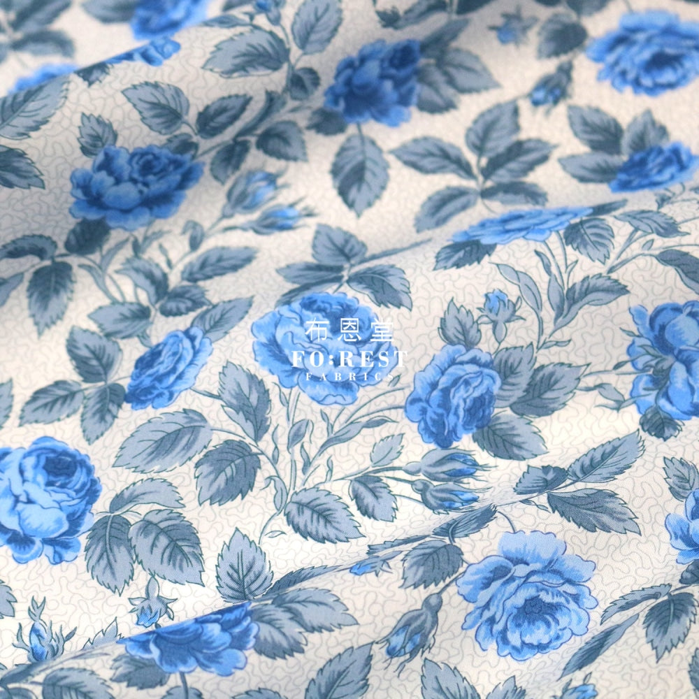 Liberty Of London (Cotton Tana Lawn Fabric) - Twist And Twine Blue Cotton