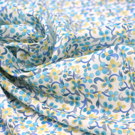 Liberty Of London (Cotton Tana Lawn Fabric) - Violetta Blue Cotton