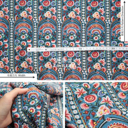 Liberty of London (Cotton Tana Lawn Fabric) - VON TRAPP - FO:REST Fabric 布恩堂Liberty fabrictana lawnjapanese fabricykk zipper