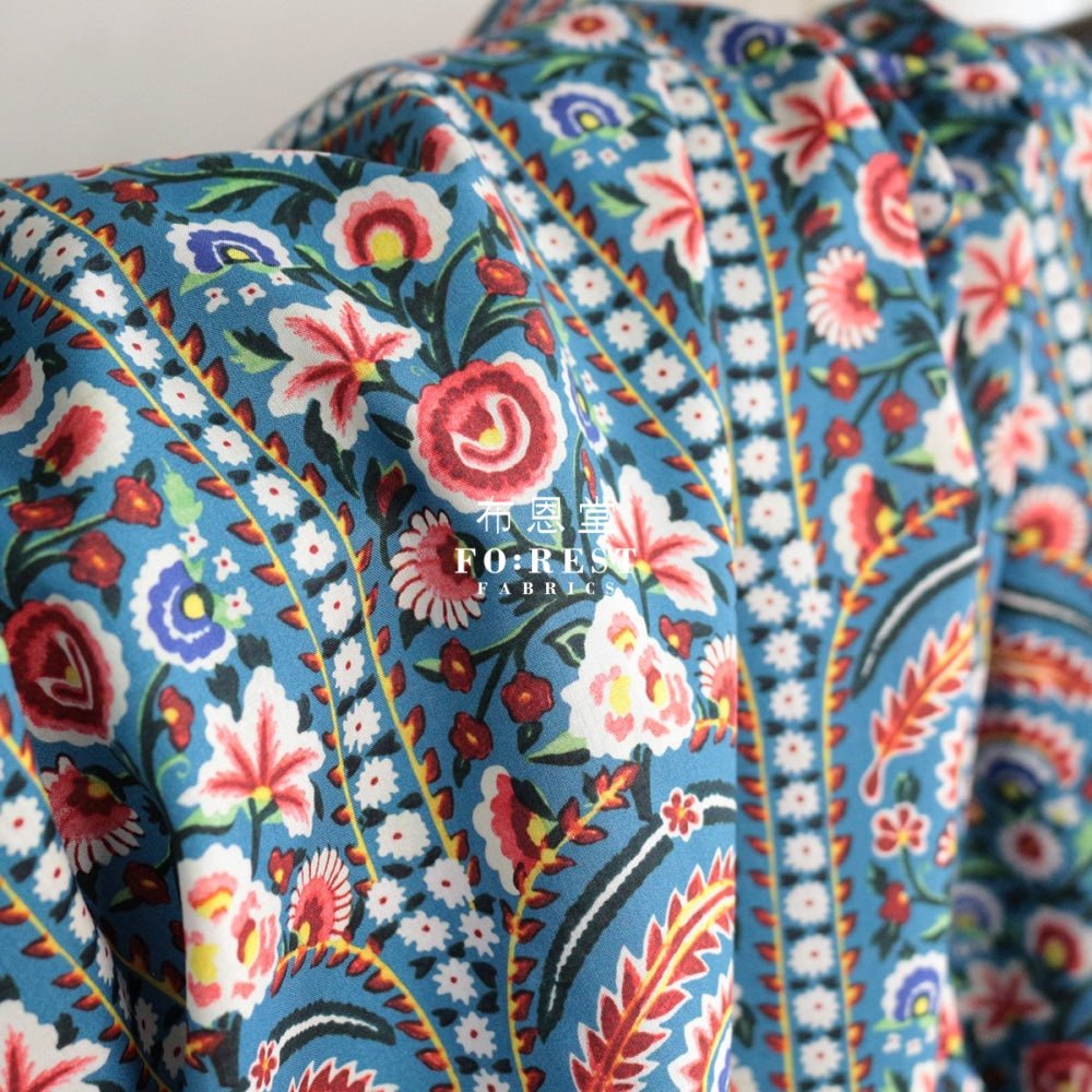 Liberty of London (Cotton Tana Lawn Fabric) - VON TRAPP - FO:REST Fabric 布恩堂Liberty fabrictana lawnjapanese fabricykk zipper