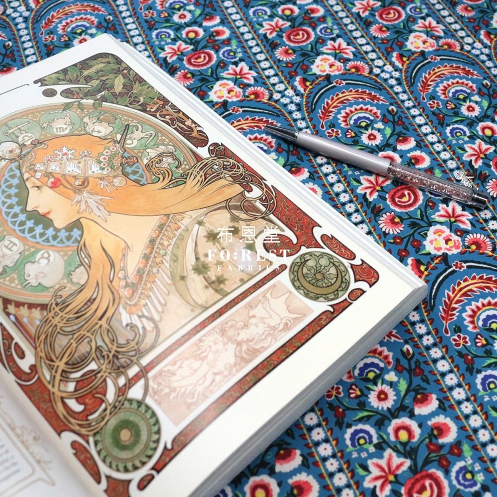 Liberty of London (Cotton Tana Lawn Fabric) - VON TRAPP - FO:REST Fabric 布恩堂Liberty fabrictana lawnjapanese fabricykk zipper