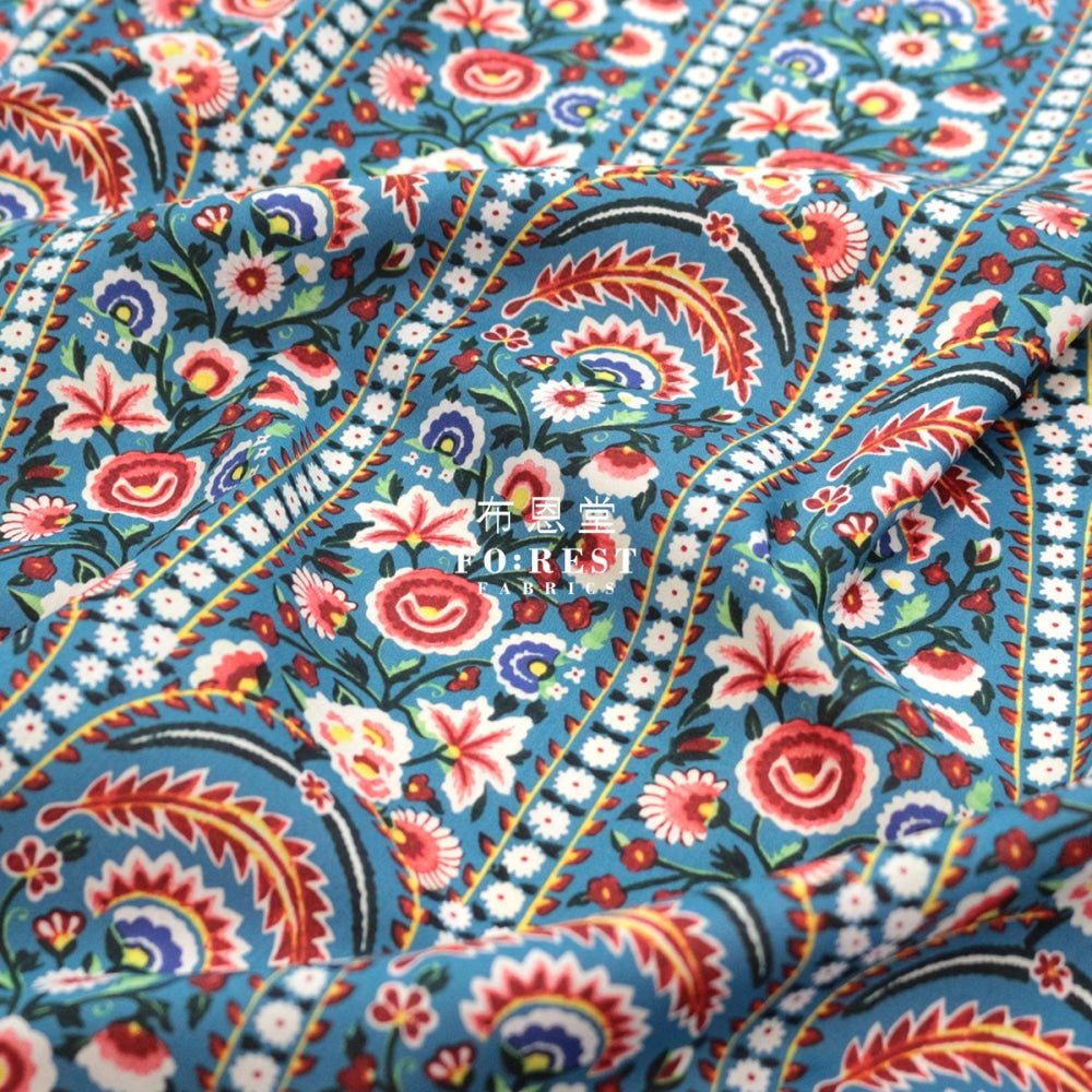 Liberty of London (Cotton Tana Lawn Fabric) - VON TRAPP - FO:REST Fabric 布恩堂Liberty fabrictana lawnjapanese fabricykk zipper