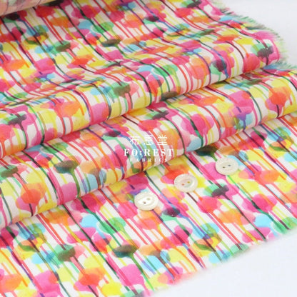 Liberty of London (Cotton Tana Lawn Fabric) - Zachary - FO:REST Fabric 布恩堂Liberty fabrictana lawnjapanese fabricykk zipper