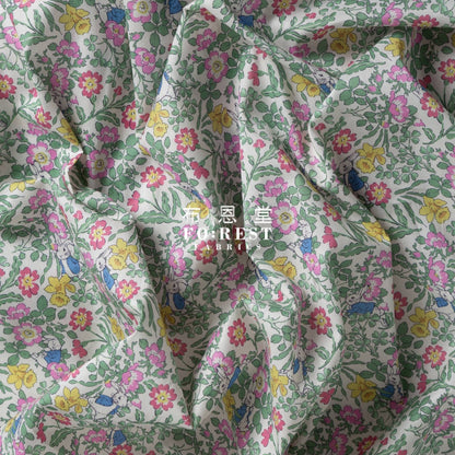 Liberty Of London (Japan) - Peter Rabbit Light Green Cotton Tana Lawn